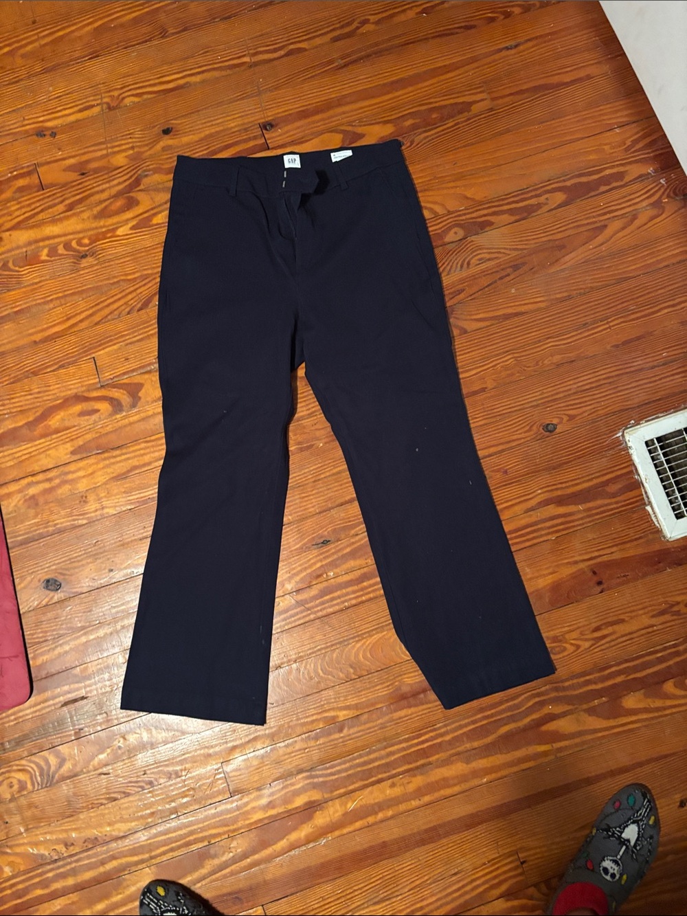 GAP Women’s Dark Navy High Rise Kick Flip Dress Pants- 14